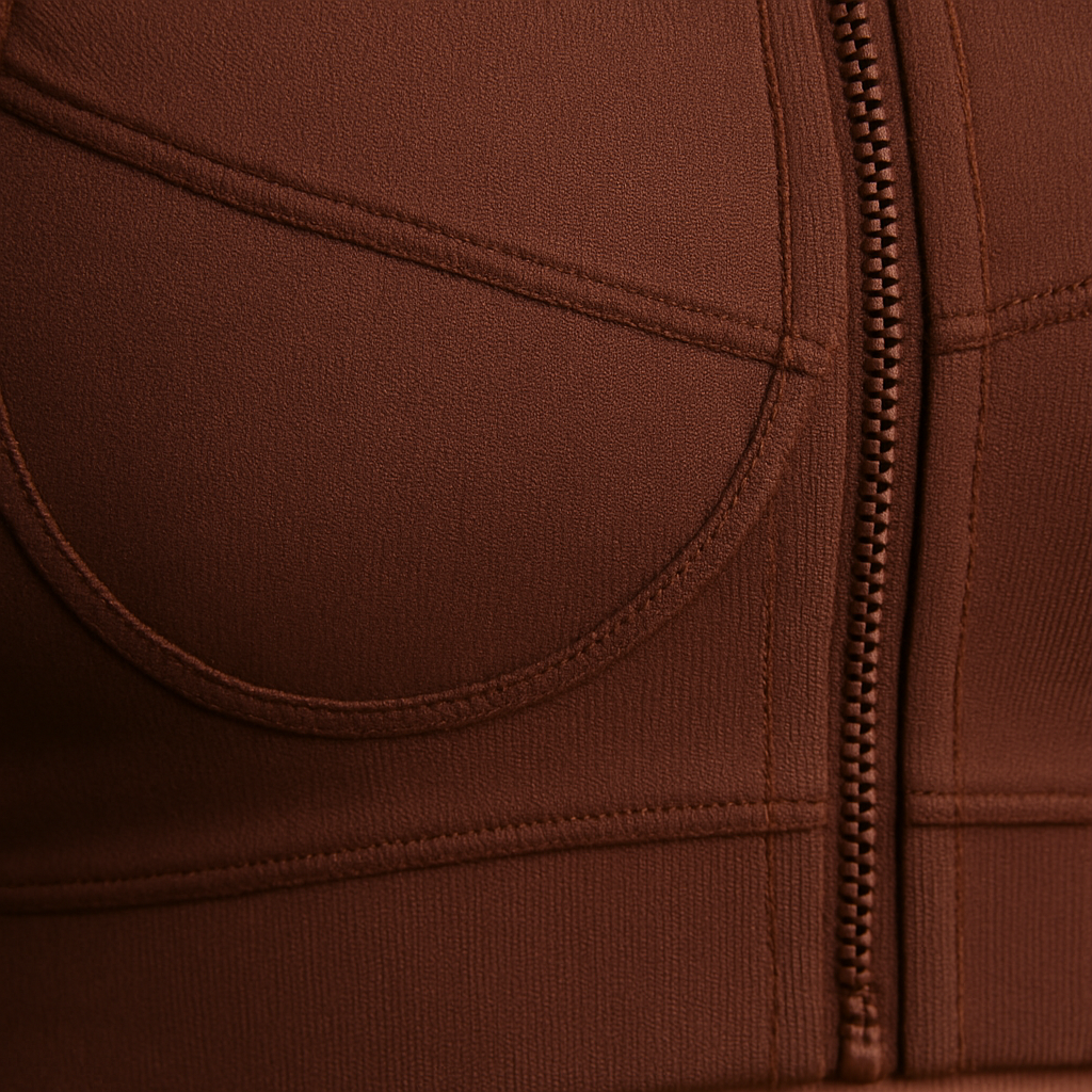 The Apex Zip Set – Espresso Compression Sculpt Co-Ord