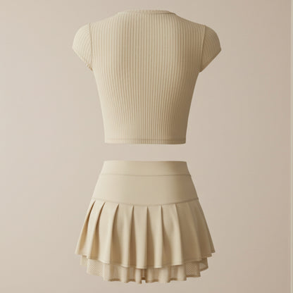 The Tempo Pleat Skort Set